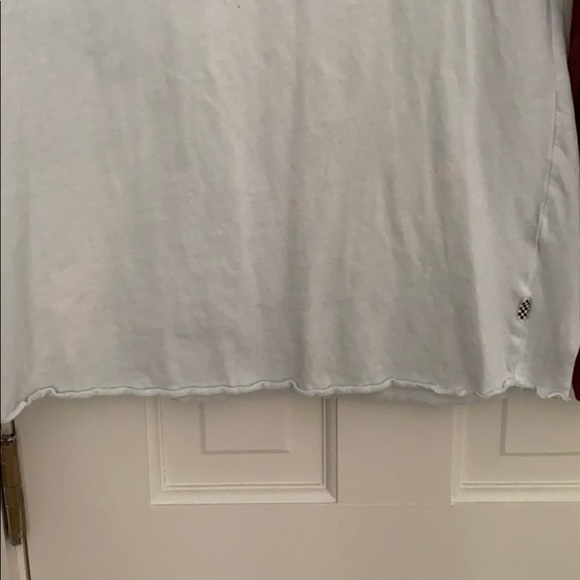 Cute, maroon Vans baseball t-shirt - Picture 4 of 5